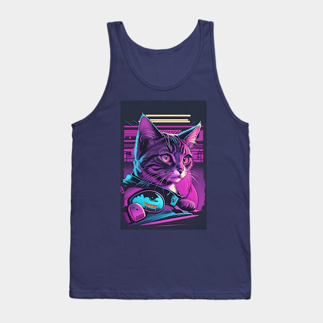 COOL Cats ! no2 Tank Top by Buff Geeks Art